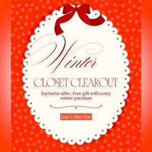 Winter Closet CLEANOUT!